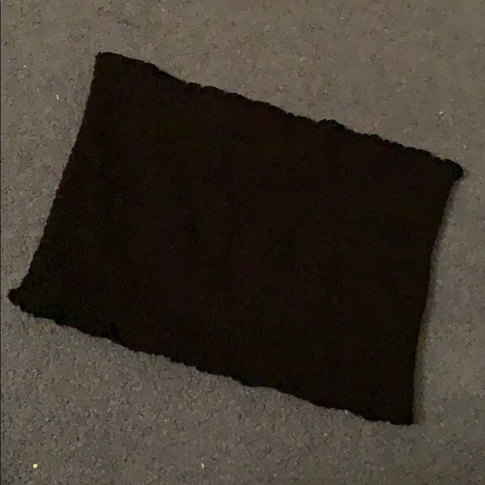 ASOS smocked black tube top